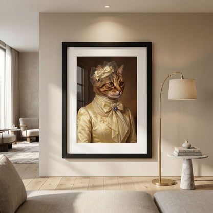 Personalized Queen Paws Portrait