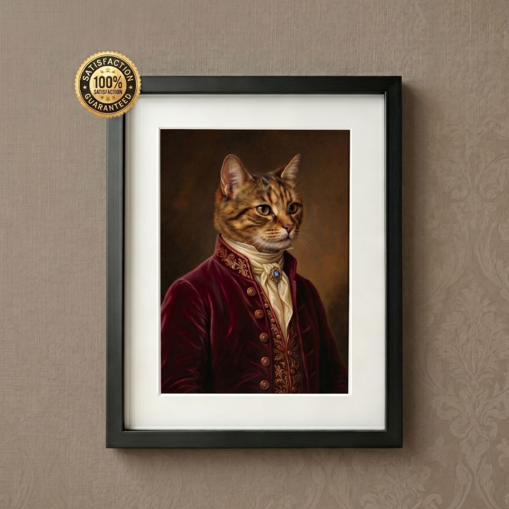 Personalized Noble Pet Portrait