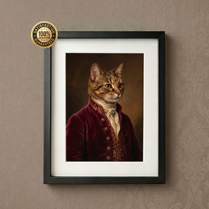 Personalized Noble Pet Portrait