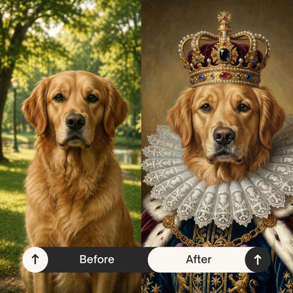 Custom King Paws Portrait