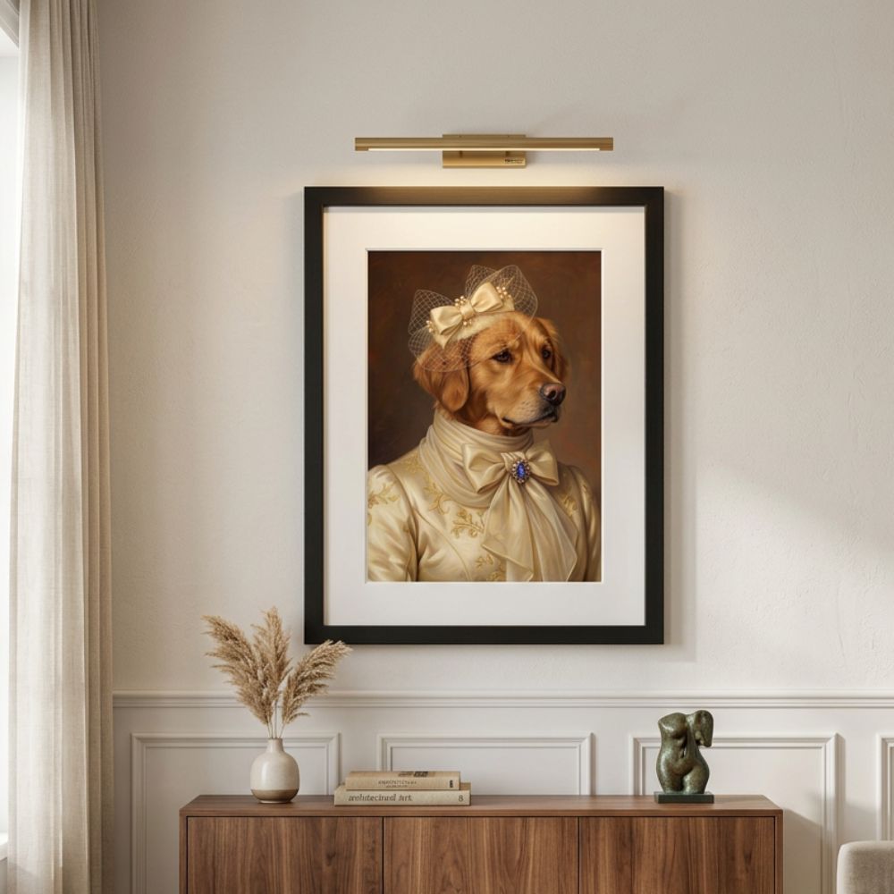 Personalized Queen Paws Portrait