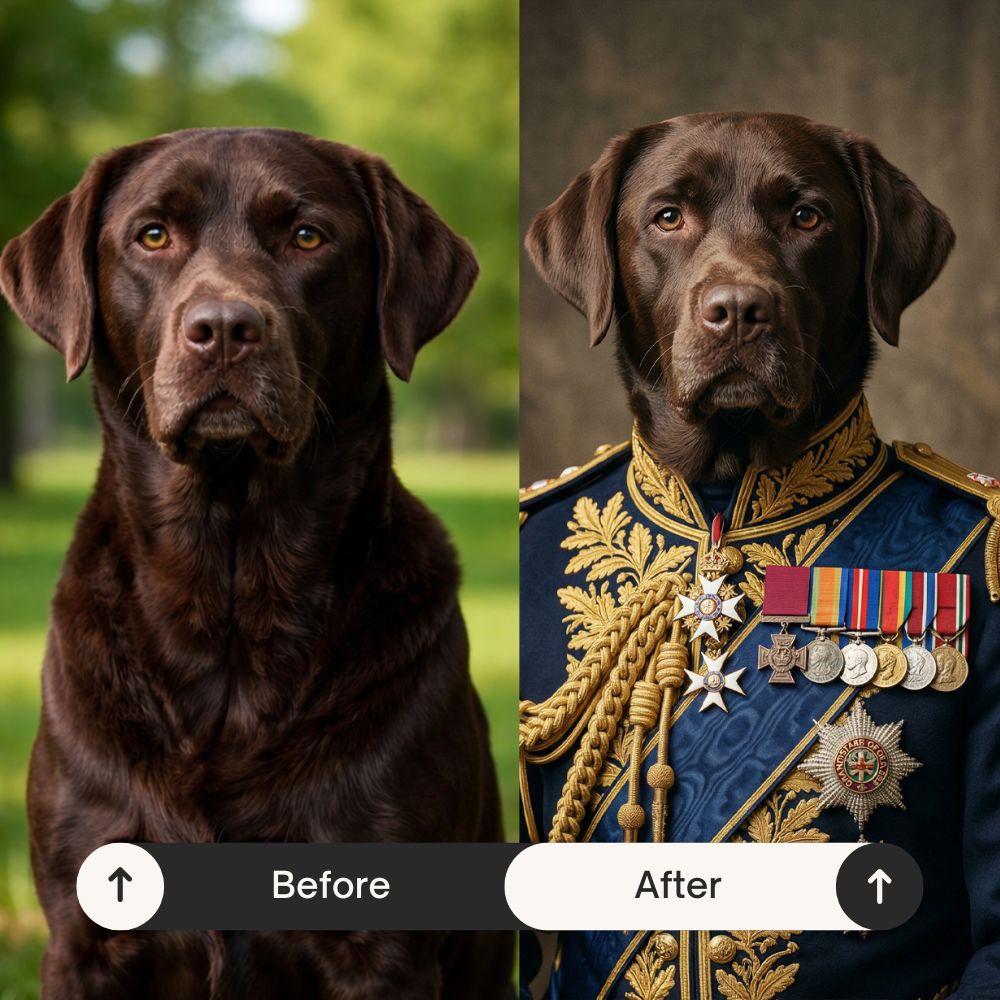 Royal General Pet Portrait