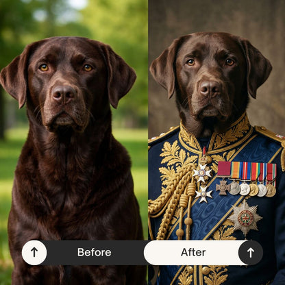Royal General Pet Portrait