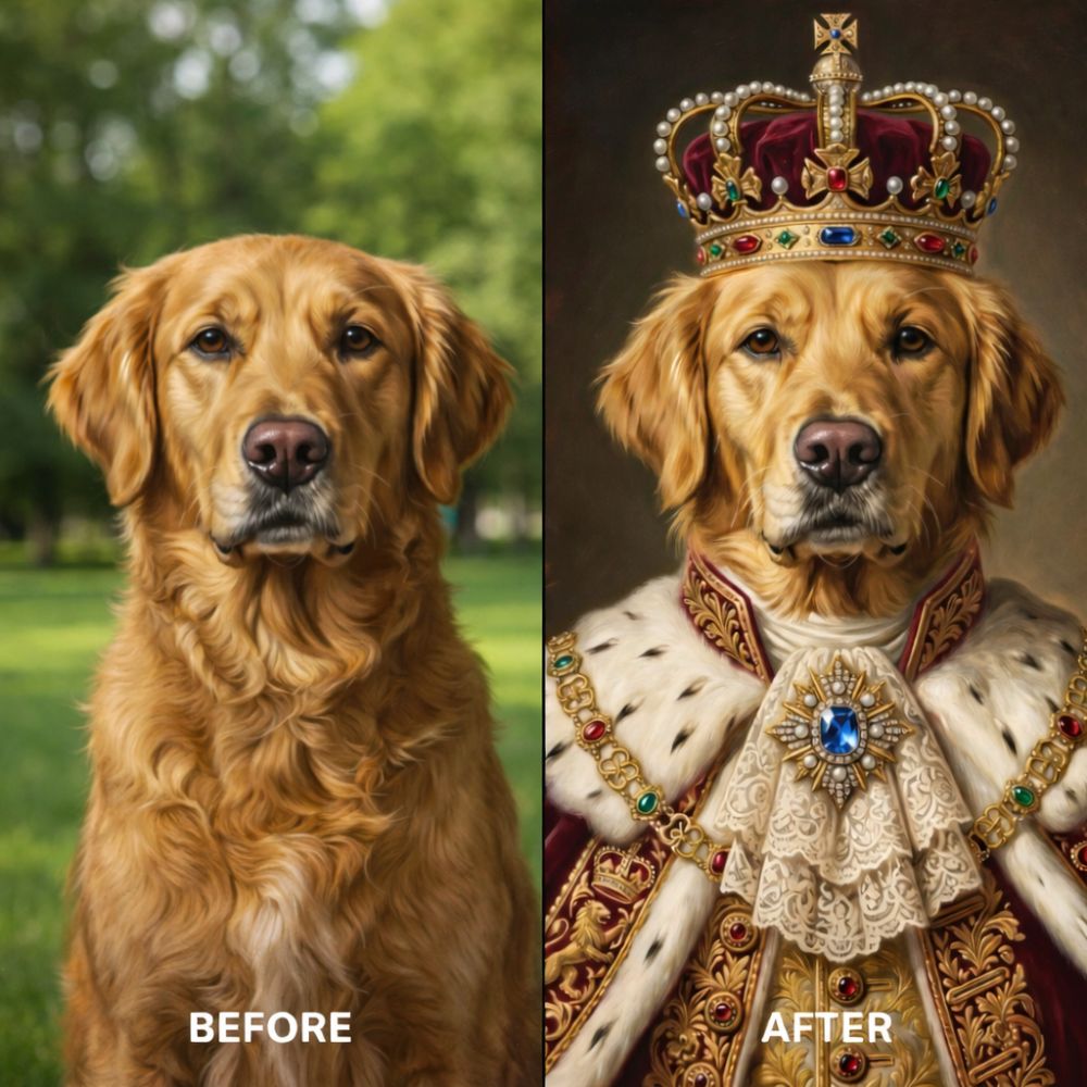 Crown Pet Portrait
